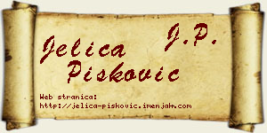 Jelica Pisković vizit kartica
